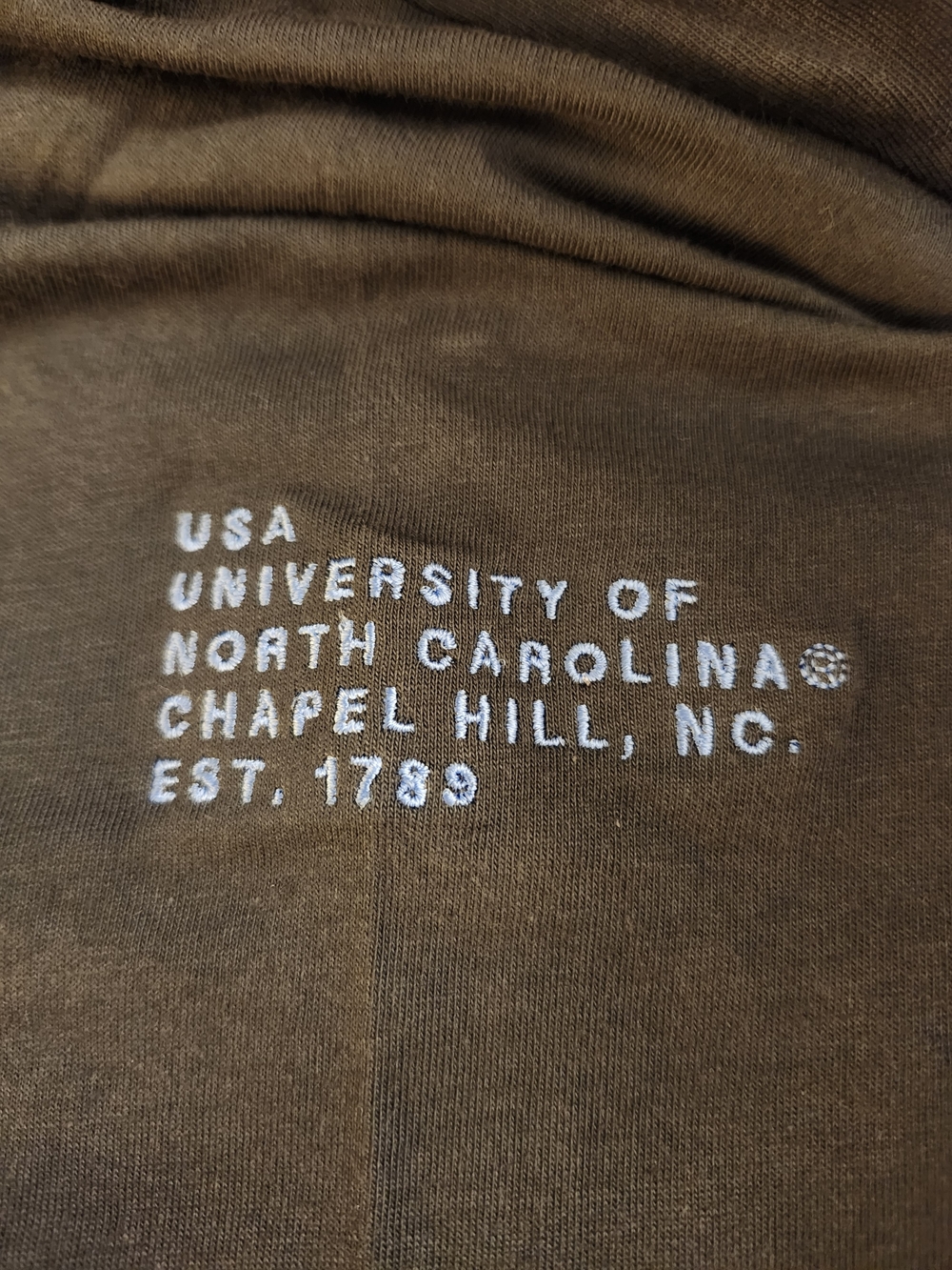 Jordan Men’s Long Sleeve Hooded Tar Heels Tee - Picture 7 of 8